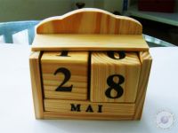 Sell wooden calendar toy