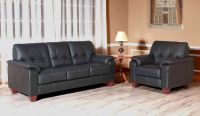 leather stational sofa