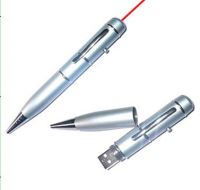 Sell Pen Usb Drive With Laser Light And Ballpoint (CE/FCC/ROHS)