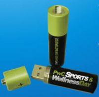 Sell battery shape metal USB Flash Drive
