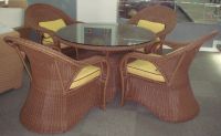 Classic Wicker Woven Dining Set