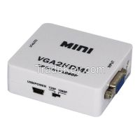 Mini VGA to HDMI Converter Scaler 720P/1080P