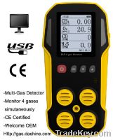 Sell Multi Gas Detector, Factory Offer 4 Gas Detector