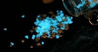 Blue Color luminescent sand/glow sand