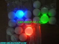 Blue color LED gow at night Golf Ball
