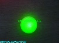 Surlyn Material YellowGlow Color LED golf ball/ gow at night golf ball