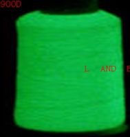 Sell 900D PP(polypropylene) glow yarn/ photoluminescent yarn