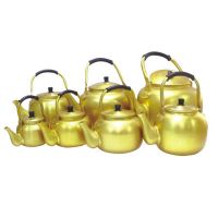 yellow kettle, aluminium yellow kettle, aluminium kettle, (FD11A)