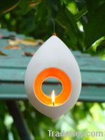Sell Ceramic Hanging Candle Holder-Oval