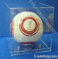 Sell Modern Acrylic Football Display Case with a Clear Base