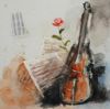 Musical Instrument Oil Painting (ART100-0064)