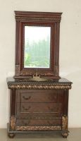Sell antique bathroom vanity W carve