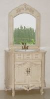 Sell Bathroom vanity W carve and mirror