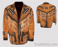 Sell leather western jackets, western fringe jackets
