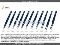 Titanium Eyelash Extension Tweezers