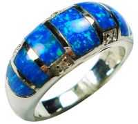 Sell 925 sterling silver with opal ring