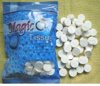 Sell magic tissues 100pcs/color zipbag