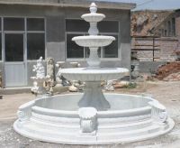 White Marble Fountain