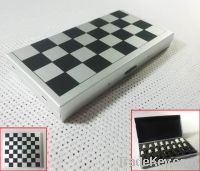 Sell mini chess in Aluminum box CA1423.