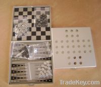 Sell mini magnetic checker, chess, backgammons