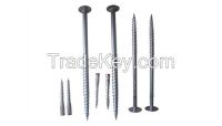 ground screw for advertising boards