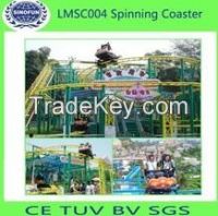 Spinning roller coaster for sale for amusement park amusements equipment