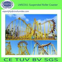 32m high 800m track super theme park equipment suspended roller coaster