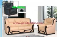 Sell Quality Leather Sofa(IDU-0912)