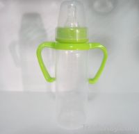 Sell PP baby feeding bottles, milk bottles with handles