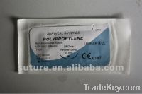 Polypropylene suture with needle