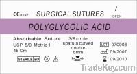 polyglycolic acid suture with needle PGA sutures