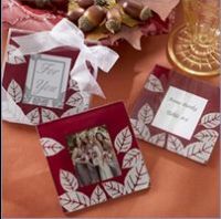 wedding favor--Glass Photo Coasters