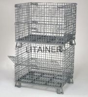wire mesh container, wire mesh pallet, wire pallets, storage containers