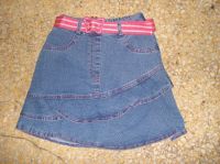 Sell stock girl's jeans skirt