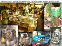Used Machinery from Steel Forging & Equipment Manufacturing Plant