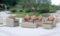 Sell wicker sofa with round rattan