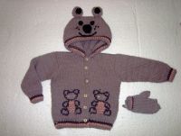 kids sweater and mittens set