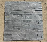 Black quartzite quartz natural stone cultured stone wall tile