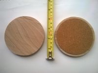 Sandstone Material Round Coaster with cork backing