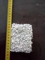 Natural white marble stone chips for building materials