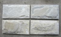 natural quartzite WHITE Mushroom stone for wall decoration