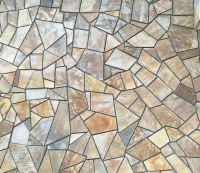 flagstone mat mesh wall cladding decoration stone