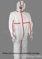 Sell Microporous Coverall With Red Tape