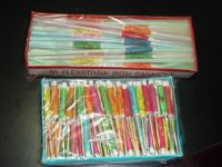 Sell cocktail picks and straws ( umbrella picks, straw with palmtree )