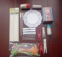 Sell:toothpick, skewer, paper doily ( doyley), plastic stirrers