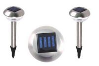 Stainless Steel Dome Solar Lights