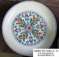 Sell Blue and White Plate (baw-006)