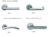 Hollow tube lever handle