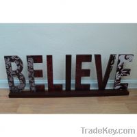 Sell wooden decorative words