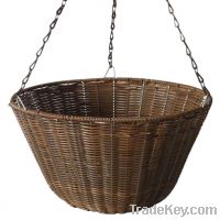 Sell resin wicker hanging basket